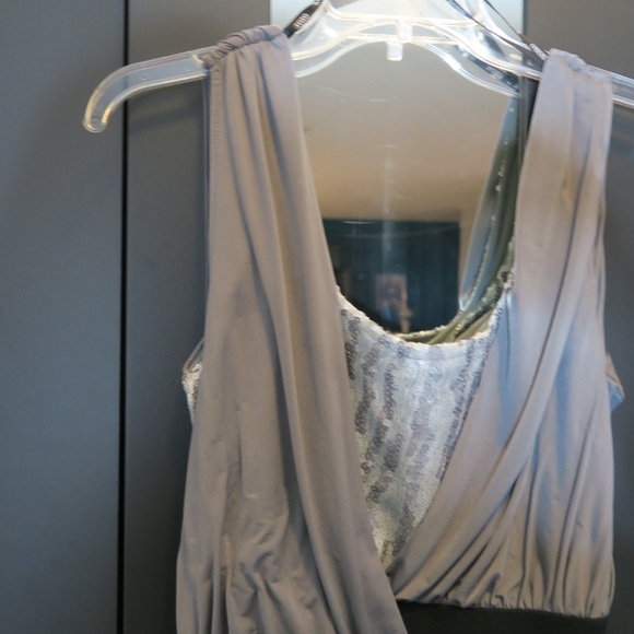 Silver Party Dress - Picture 4 of 8